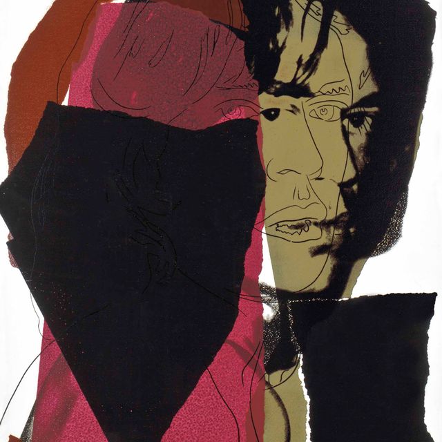Andy Warhol — Мик Джаггер: одна тарелка