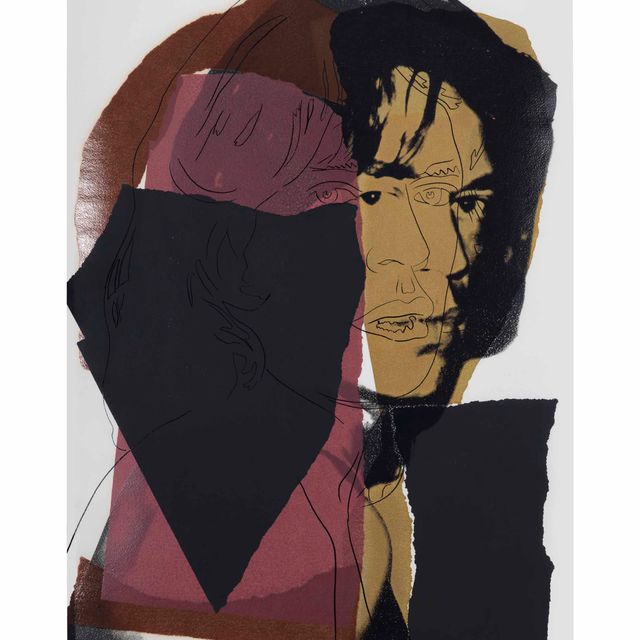 Andy Warhol — Мик Джаггер: одна тарелка