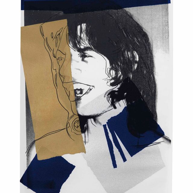 Andy Warhol — Мик Джаггер: одна тарелка