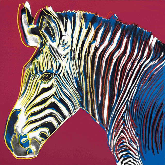 Andy Warhol — Зебра Греви, относящаяся к исчезающим видам (см. F. & S. II.300)