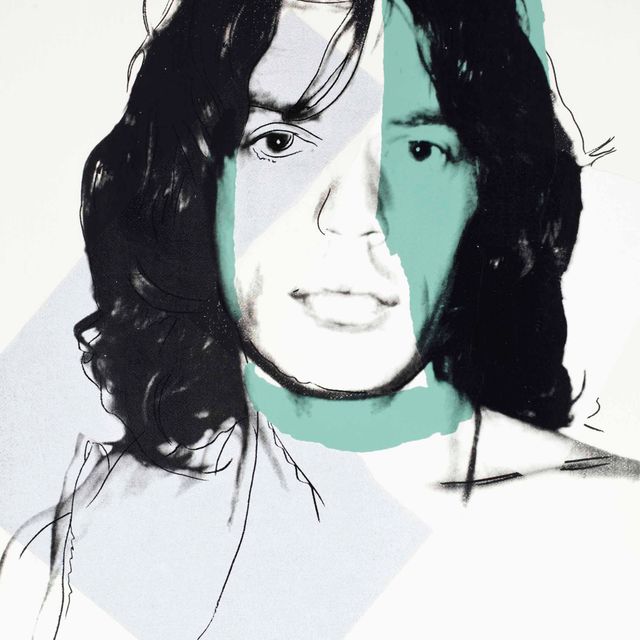 Andy Warhol — Мик Джаггер: одна тарелка