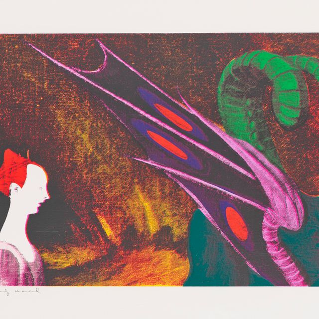 Andy Warhol — Детали картин эпохи Возрождения; Паоло Уччелло, "Святой Георгий и дракон", 1460