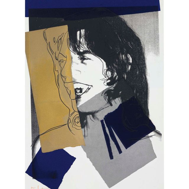 Andy Warhol — Мик Джаггер: одна тарелка