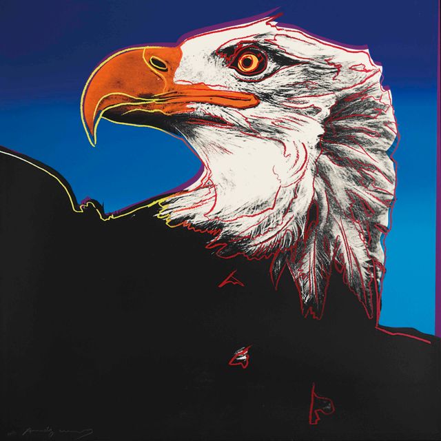 Andy Warhol — Белоголовый орлан, относящийся к исчезающим видам (F. & S. II.296)