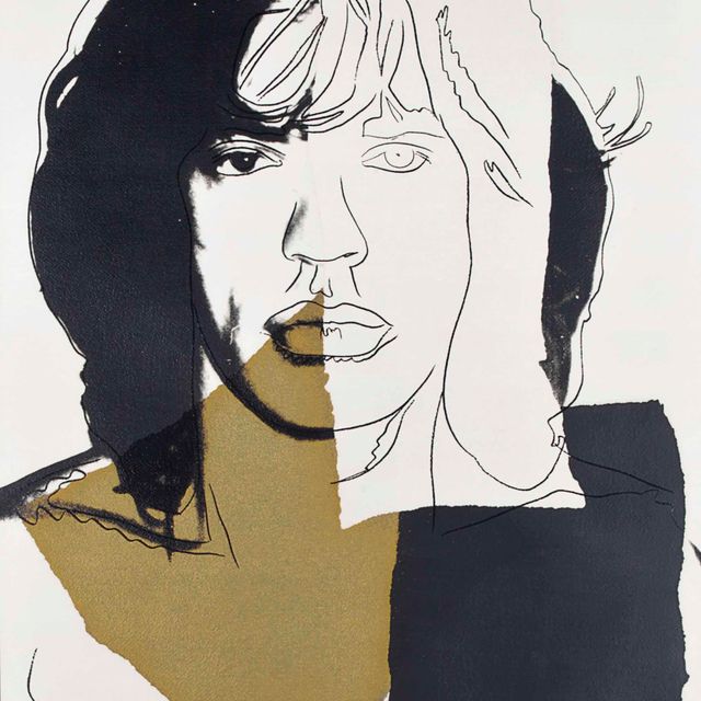 Andy Warhol — Мик Джаггер: одна тарелка