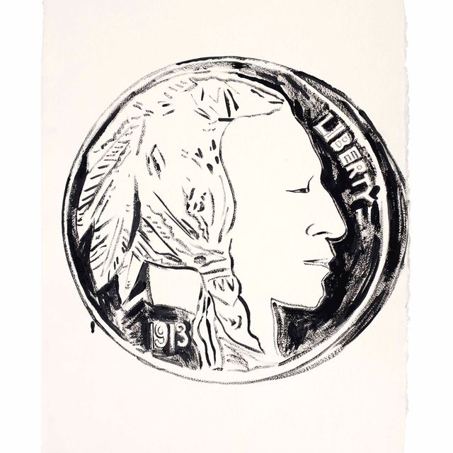 Andy Warhol — Ковбои и индейцы: Буффало Никель
