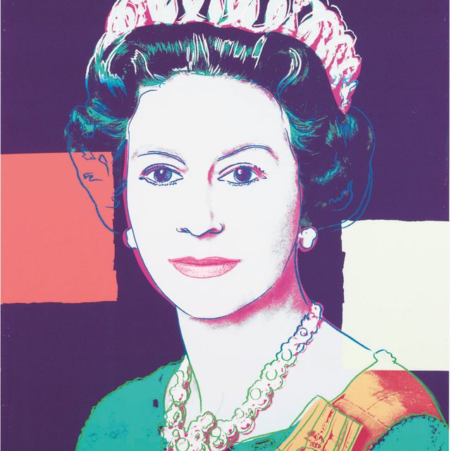 Andy Warhol — Королева Соединенного Королевства Елизавета II из серии "Царствующие королевы" (Королевское издание) (F. & S. II.335A)