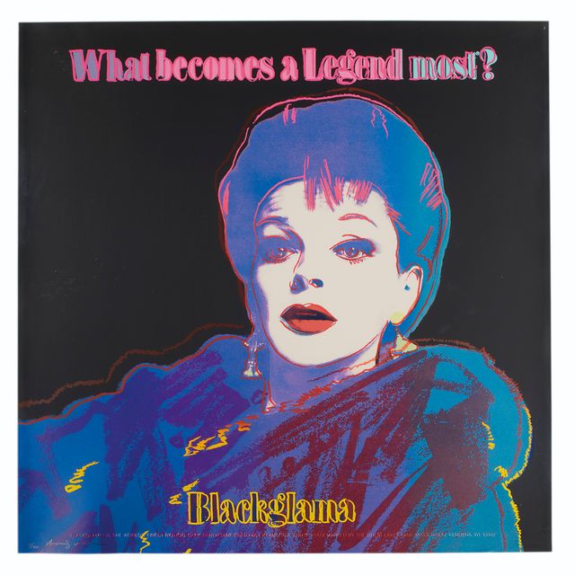 Andy Warhol — Черная Глама (Джуди Гарленд), из рекламы