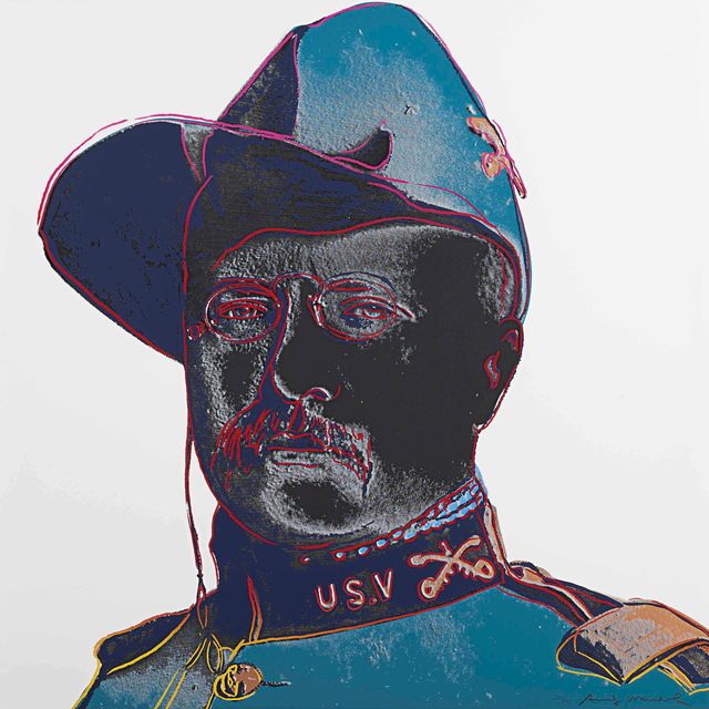 Andy Warhol — Тедди Рузвельт из "Ковбоев и индейцев"