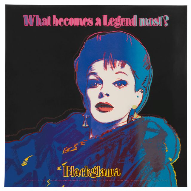 Andy Warhol — Черная Глама (Джуди Гарленд), из рекламы