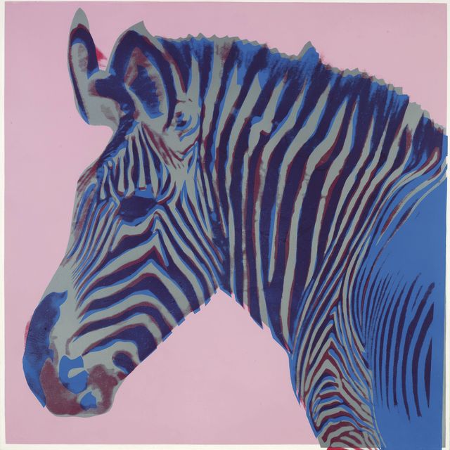 Andy Warhol — Зебра Греви, относящаяся к исчезающим видам (см. F. & S. II.300)