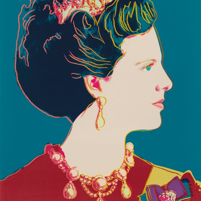 Andy Warhol — Королева Дании Маргрете II, от: Правящие королевы