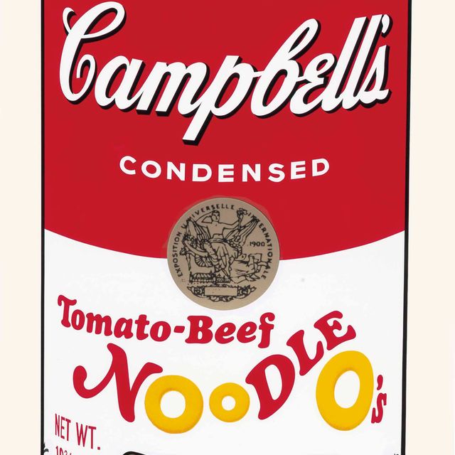 Andy Warhol — Томатно-говяжья лапша O's, от Campbell's Soup II