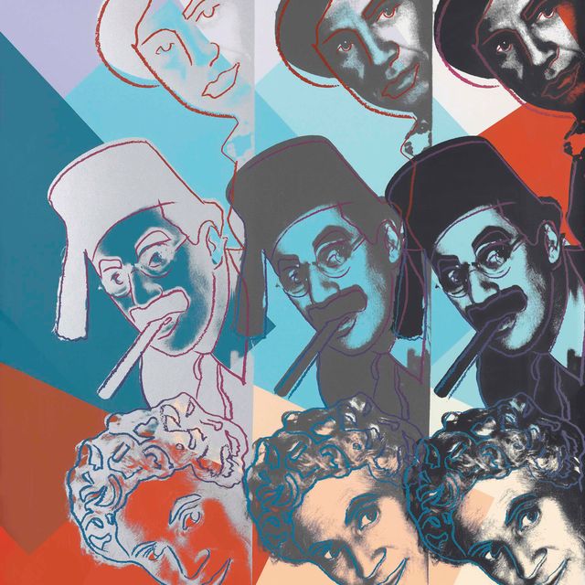 Andy Warhol — Братья Маркс, из книги "Десять портретов евреев двадцатого века".