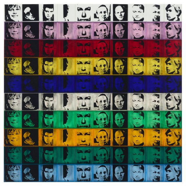 Andy Warhol — Портреты художников, из десяти, выполненных Лео Кастелли
