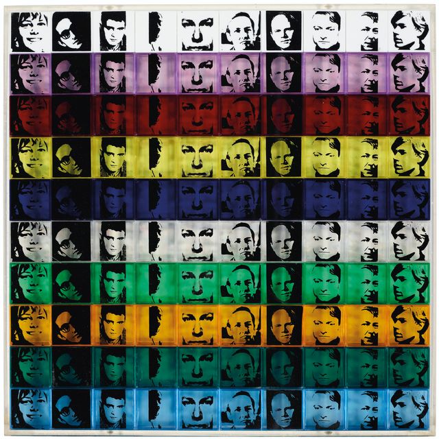 Andy Warhol — Портреты художников, из десяти, выполненных Лео Кастелли