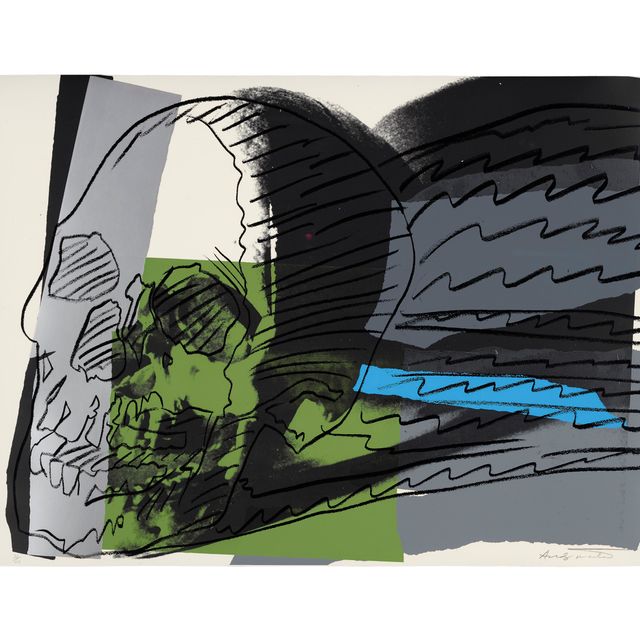 Andy Warhol — Черепа: одна тарелка