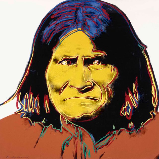 Andy Warhol — Джеронимо из "Ковбоев и индейцев"
