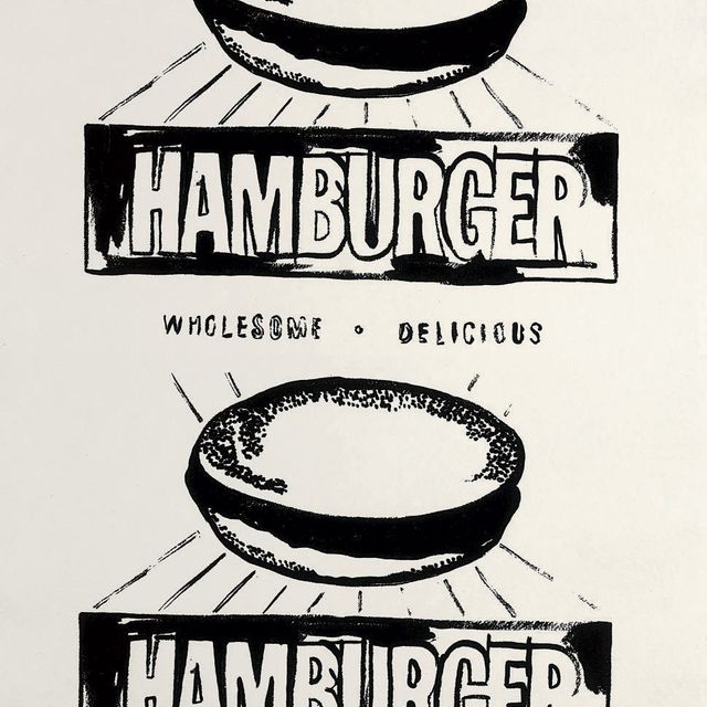 Andy Warhol — Двойной гамбургер