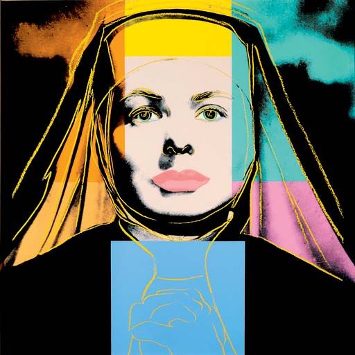 Andy Warhol — "Монахиня" Ингрид Бергман (F. & S. II.314)