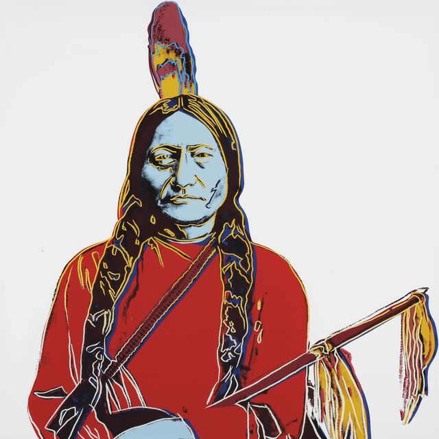 Andy Warhol — Сидящий бык, (Ф. И.о. III.70)