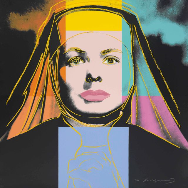 Andy Warhol — Монахиня, от Ингрид Бергман