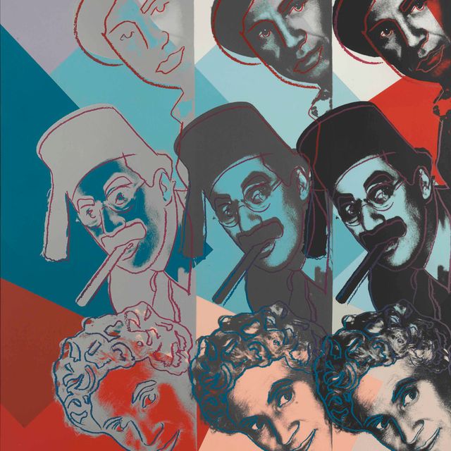 Andy Warhol — Братья Маркс, из десяти портретов евреев двадцатого века