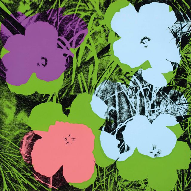 Andy Warhol — Цветы : одна тарелка (F. & S. II.64)