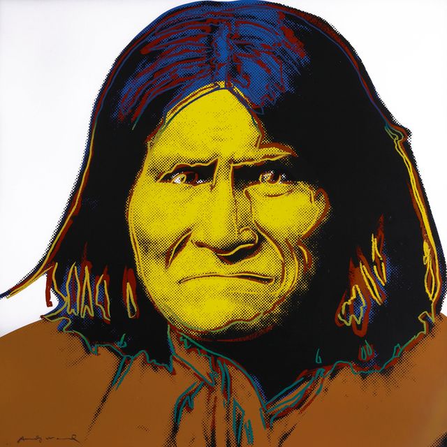 Andy Warhol — Джеронимо из "Ковбоев и индейцев"
