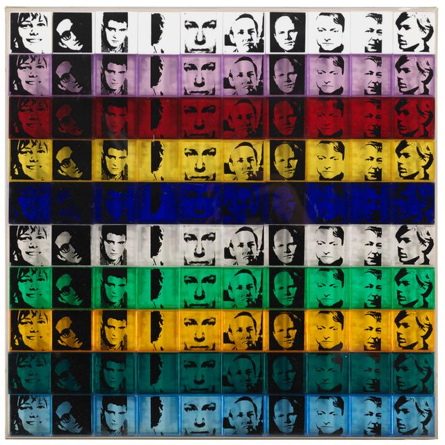 Andy Warhol — Портреты художников, из десяти, выполненных Лео Кастелли