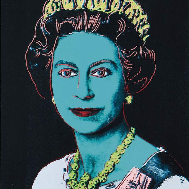 Andy Warhol — Королева Елизавета II, из царствующих королев (ср. F. & S. II.B.334-337)