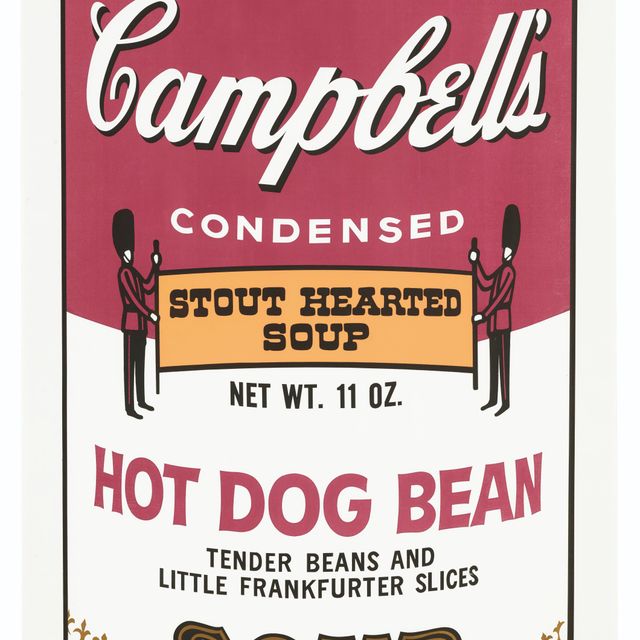 Andy Warhol — Хот-дог с фасолью от Campbell's Soup II