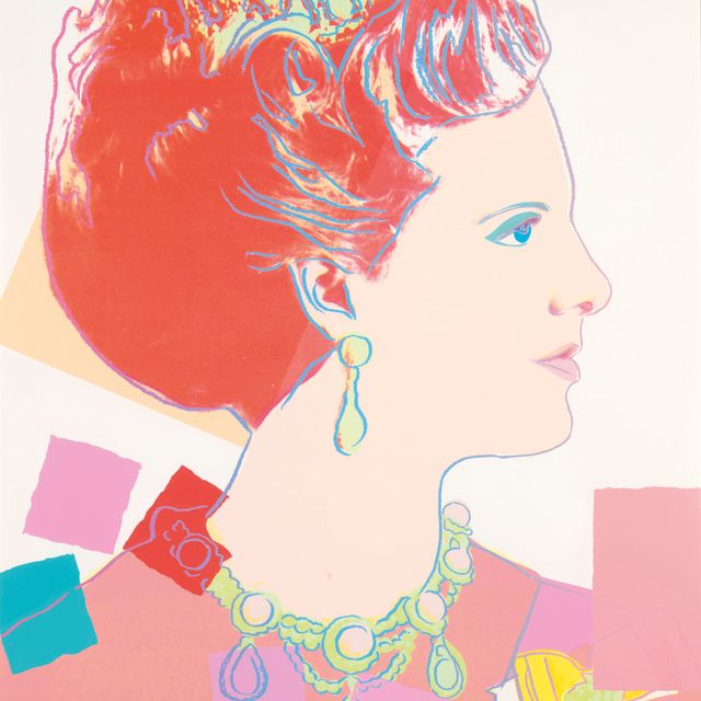 Andy Warhol — Королева Маргрете II, от: Reinging Queens (Королевское издание)