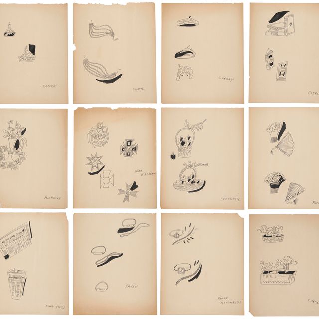 Andy Warhol — Серия рисунков, посвященных классическим парфюмерным ароматам