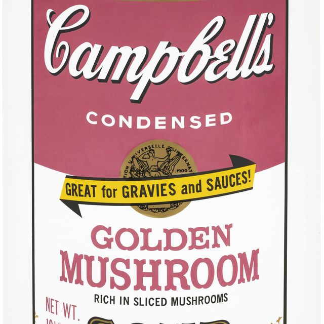 Andy Warhol — Золотистый гриб из супа Campbell's Soup II