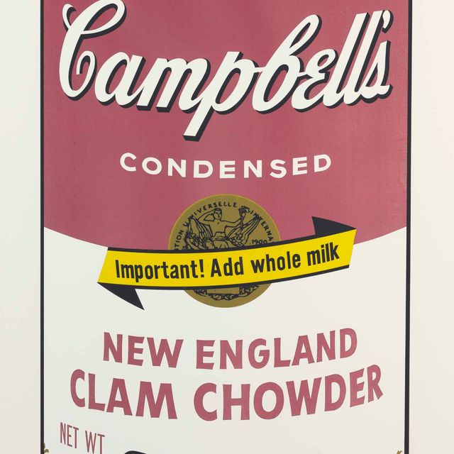 Andy Warhol — Суп-пюре из моллюсков по-новоанглийски от Campbell's Soup II