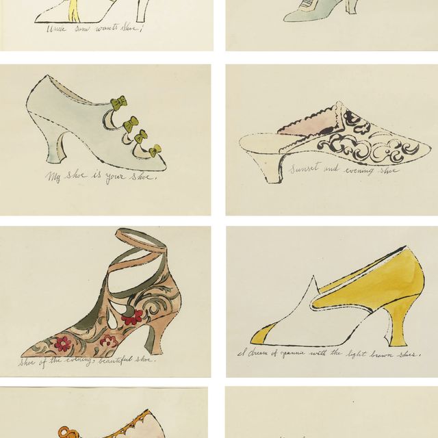 Andy Warhol — Для исследования обуви: девять табличек (F. и S. IV.69-70, 72, 74A, 75B, 77-79 и 81)