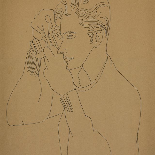 Andy Warhol — Без названия (Портрет Эдварда Уолловича)