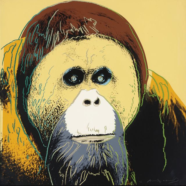 Andy Warhol — Орангутанг, представитель исчезающего вида (F. & S. 299)