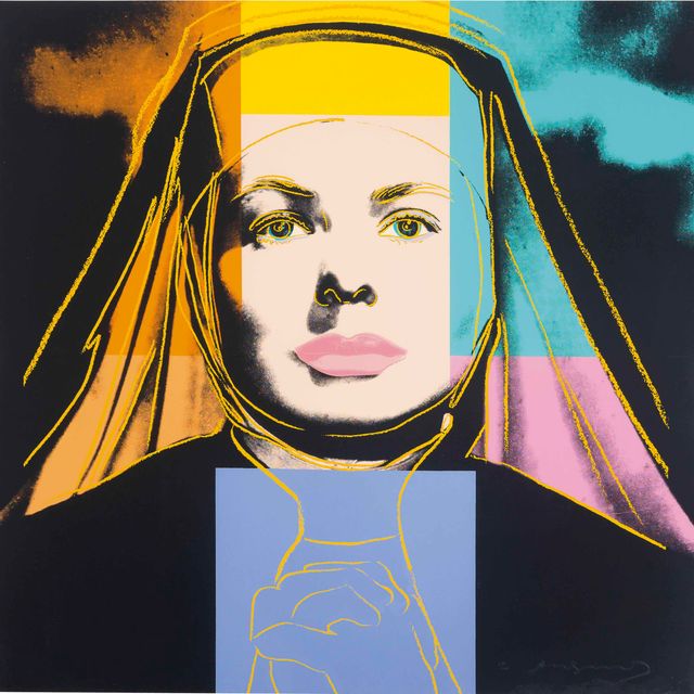 Andy Warhol — "Монахиня" от Ингрид Бергман