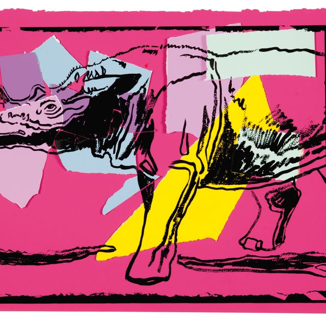 Andy Warhol — Носорог Суматры, один из исчезающих животных