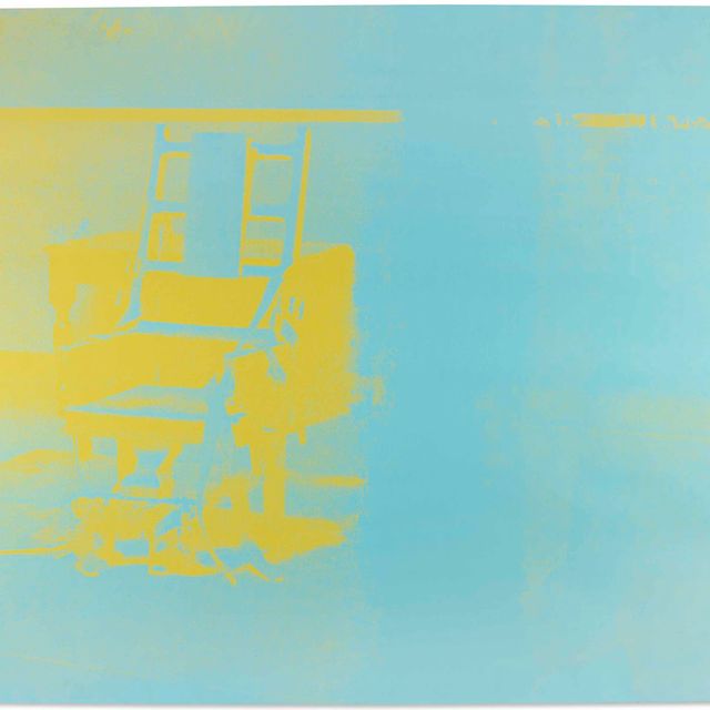 Andy Warhol — Электрические стулья: одна тарелка