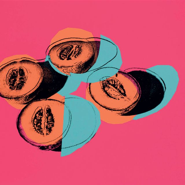 Andy Warhol — Канталупы II из серии "Космические фрукты": натюрморты