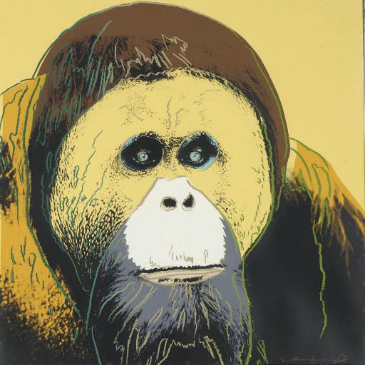 Andy Warhol — Орангутанг, представитель исчезающего вида (F. & S. 299)