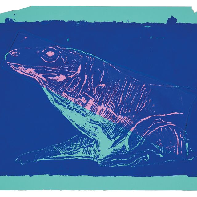 Andy Warhol — Комодский монитор, от исчезающих животных