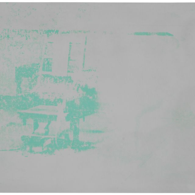 Andy Warhol — Электрический стул : Один отпечаток