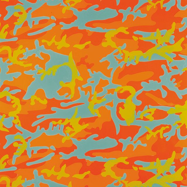 Andy Warhol — Камуфляж: одна пластина
