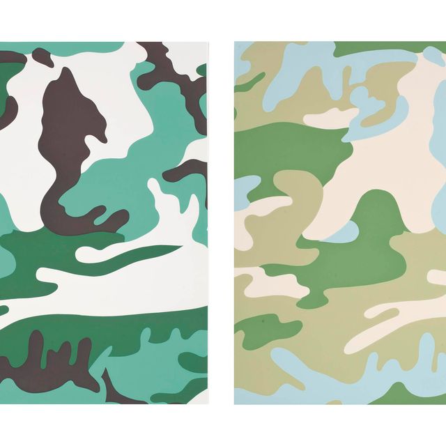 Andy Warhol — Камуфляж: две пластины (F. & S. II.406-407)