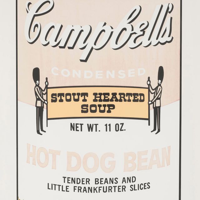 Andy Warhol — Хот-дог с фасолью от Campbell's Soup II