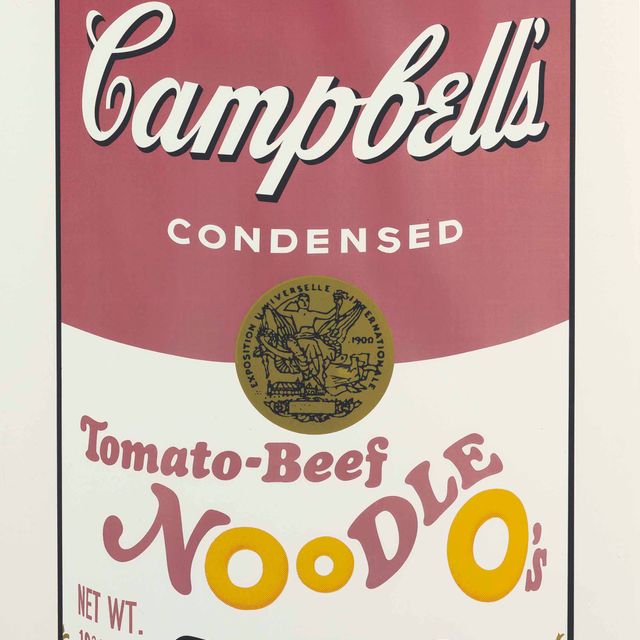 Andy Warhol — Томатно-говяжья лапша O's, от Campbell's Soup II